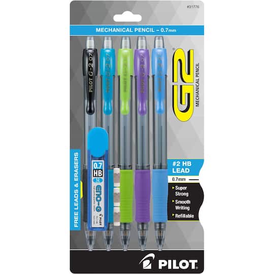 Pilot&#xAE; G2&#xAE; 0.7mm Mechanical Pencils, 5ct.